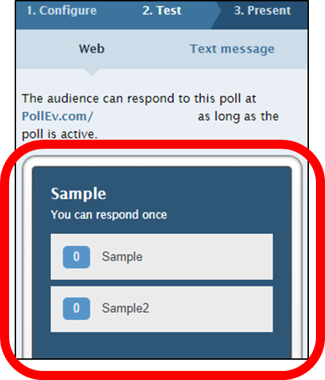 sample poll responses