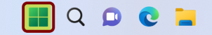 The start menu