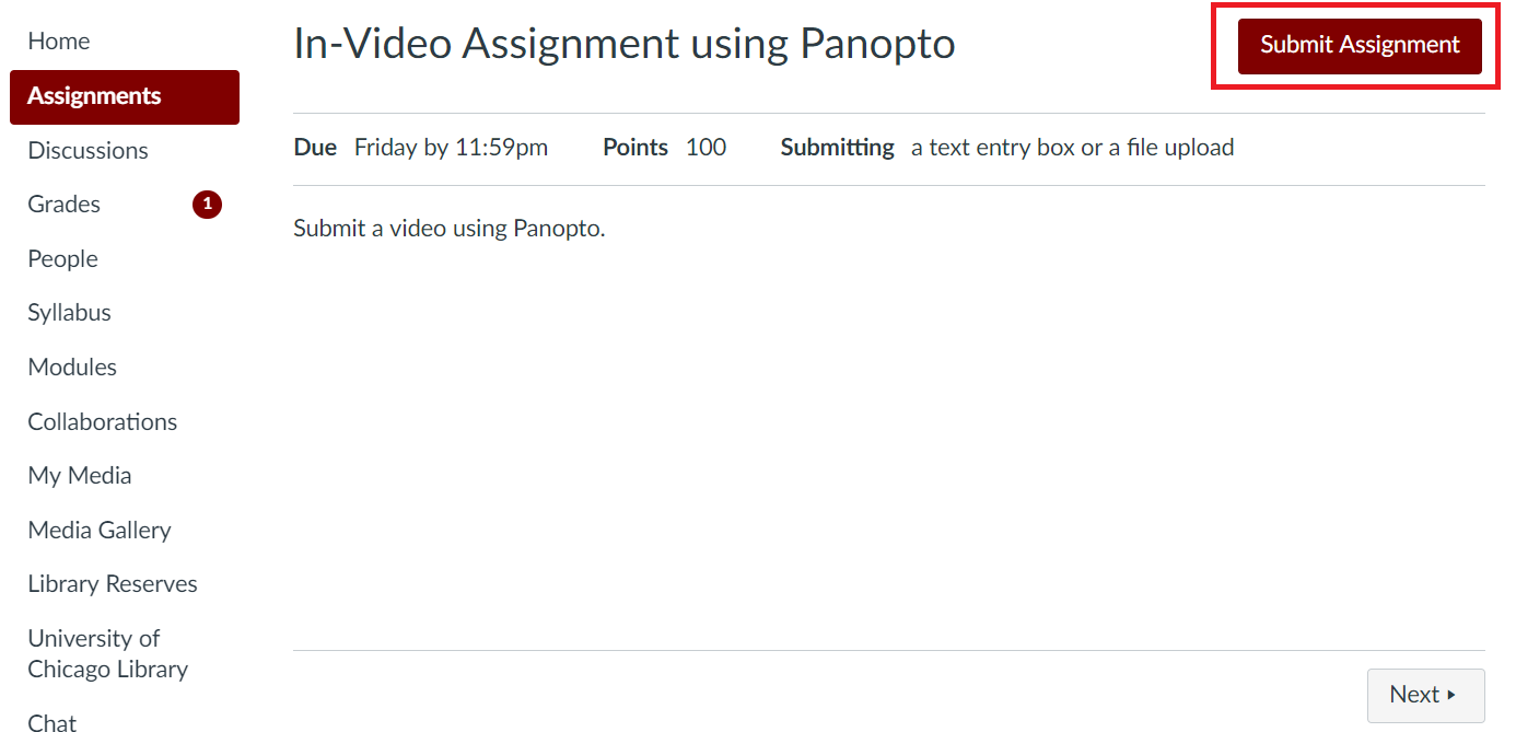 Submit Assignment