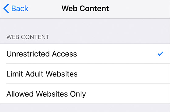 unrestricted access